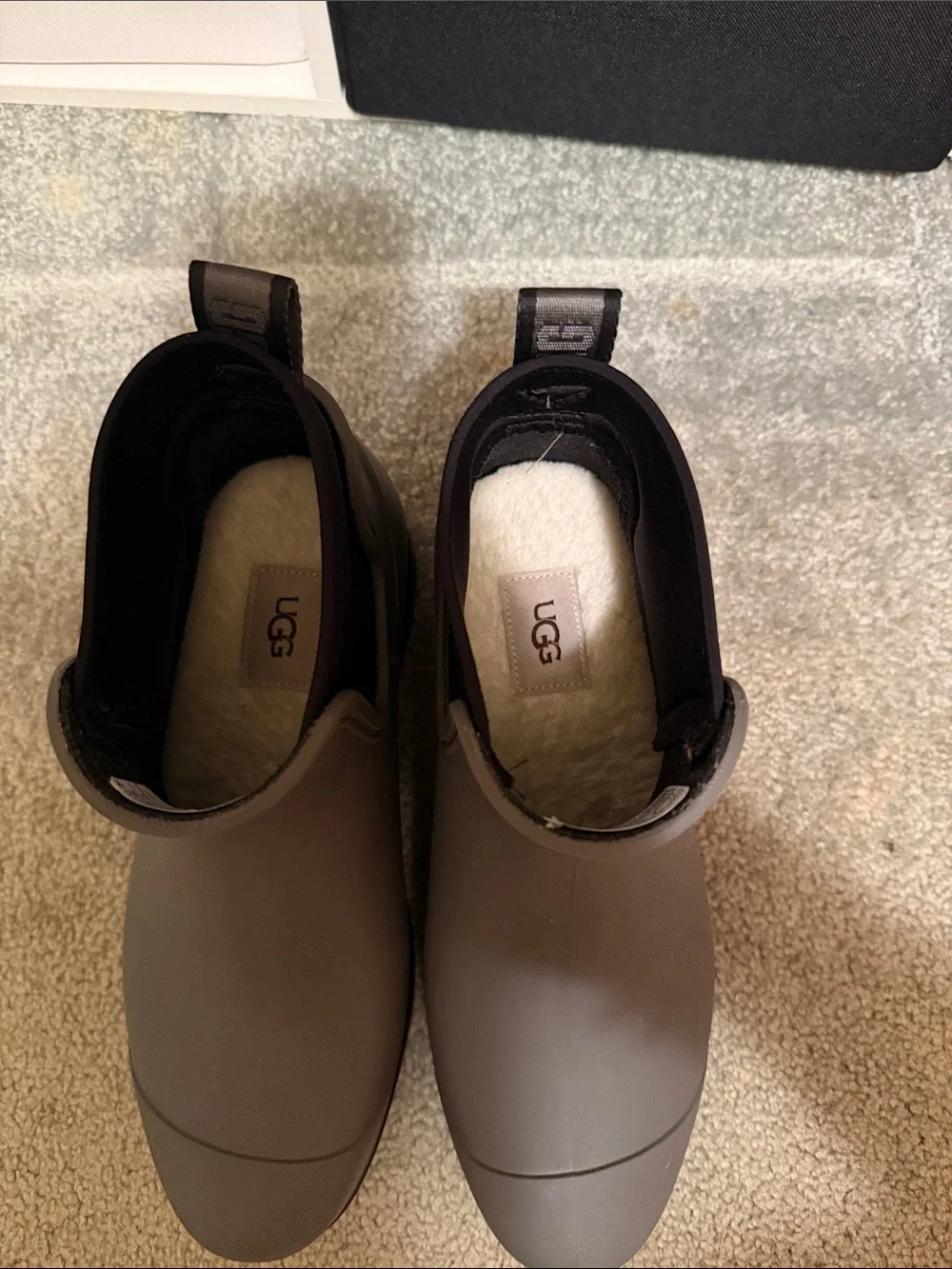 UGG Taupe Waterproof Ankle Boots